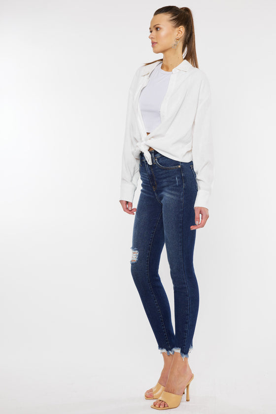 Phoenix High Rise Ankle Skinny Jeans - Official Kancan USA