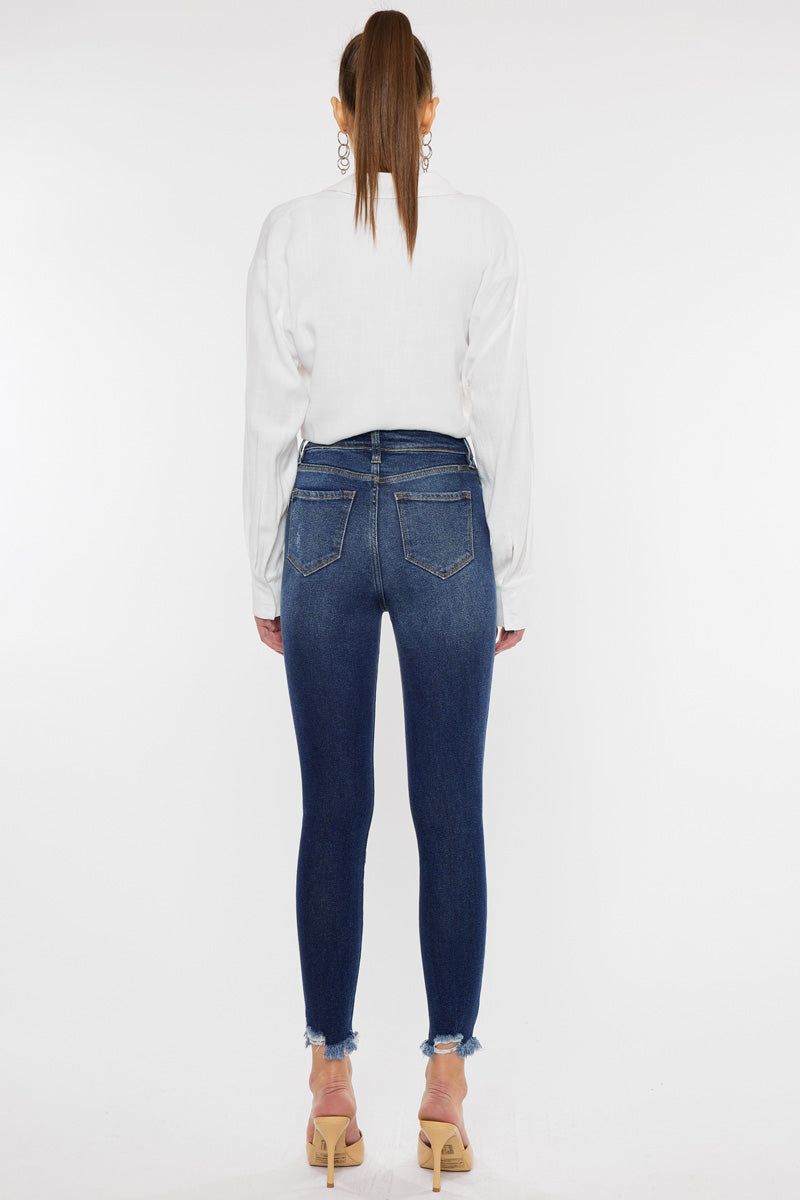 Phoenix High Rise Ankle Skinny Jeans - Official Kancan USA