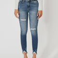 Declan High Rise Ankle Skinny Jeans - Official Kancan USA