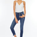 Winston High Rise Cropped Skinny Jeans - Official Kancan USA