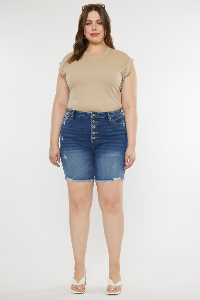 Plus size long bermuda shorts deals