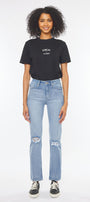 Sultana High Rise Slim Straight Jeans - Official Kancan USA
