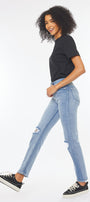 Sultana High Rise Slim Straight Jeans - Official Kancan USA