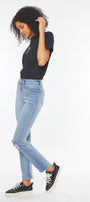 Sultana High Rise Slim Straight Jeans - Official Kancan USA