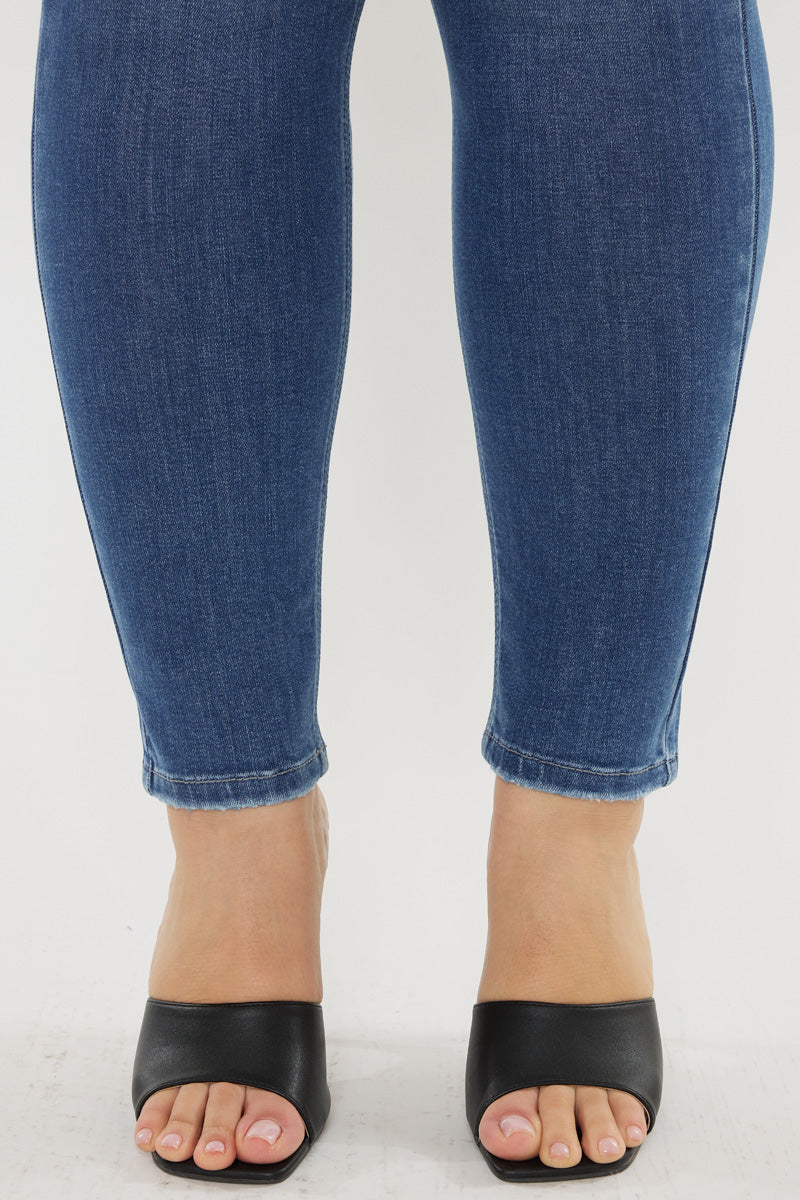 Brianne High Rise Super Skinny Jeans (Plus Size) - Official Kancan USA