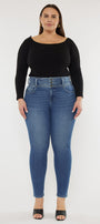 Brianne High Rise Super Skinny Jeans (Plus Size) - Official Kancan USA