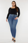 Brianne High Rise Super Skinny Jeans (Plus Size) - Official Kancan USA