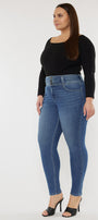 Brianne High Rise Super Skinny Jeans (Plus Size) - Official Kancan USA