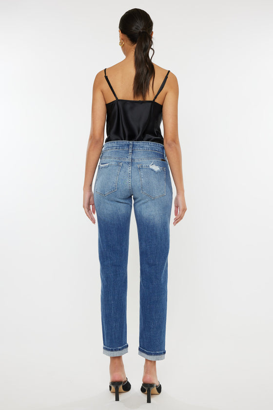 Lexington Mid Rise Boyfriend Jeans - Official Kancan USA