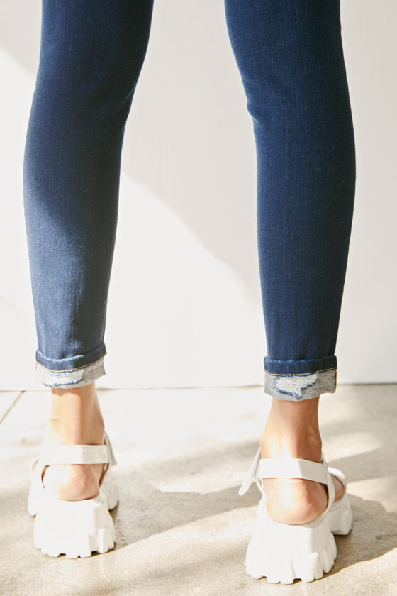 Amanda High Rise Ankle Skinny Jeans - Official Kancan USA