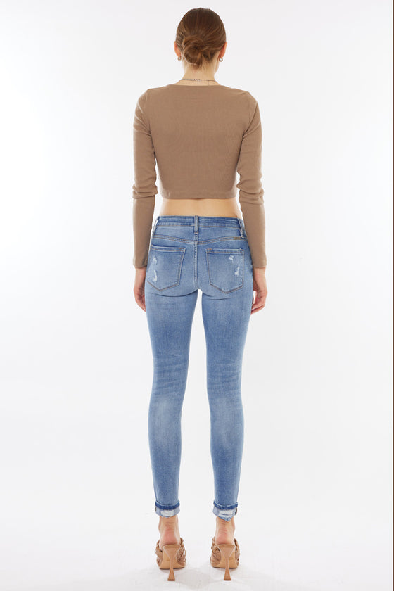 Amanda High Rise Ankle Skinny Jeans - Official Kancan USA