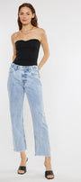 Meadow High Rise Straight Leg Jeans - Official Kancan USA