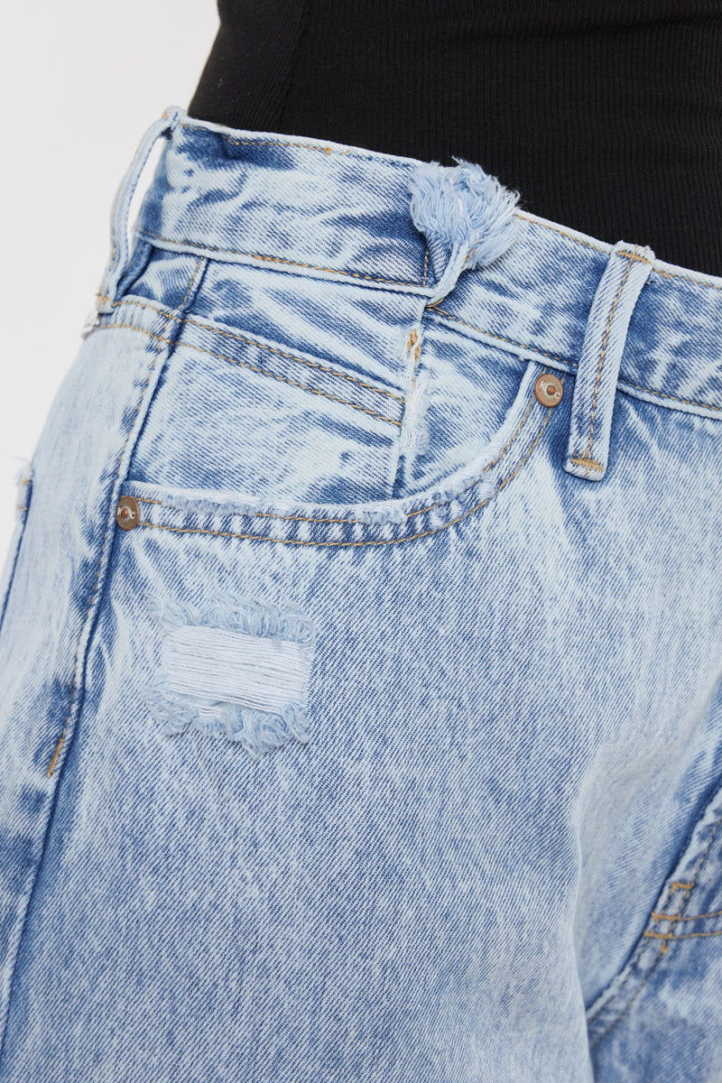 Meadow High Rise Straight Leg Jeans - Official Kancan USA