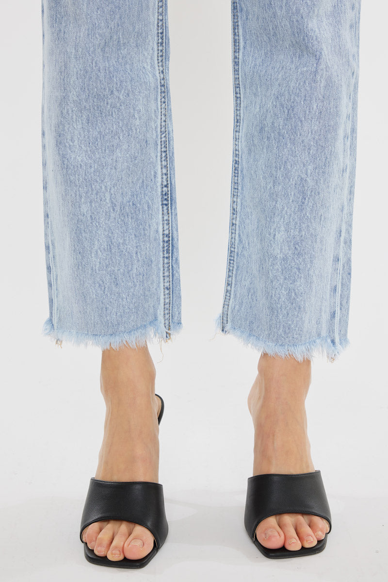 Meadow High Rise Straight Leg Jeans - Official Kancan USA