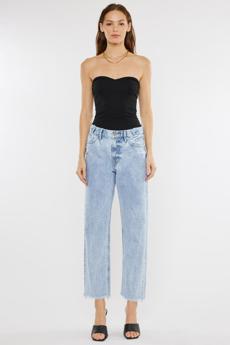 Meadow High Rise Straight Leg Jeans - Official Kancan USA