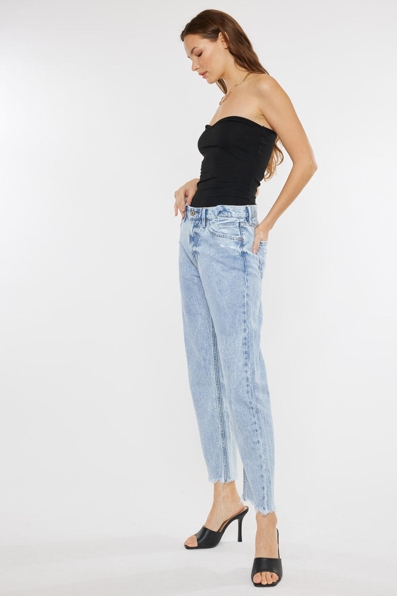 Meadow High Rise Straight Leg Jeans - Official Kancan USA