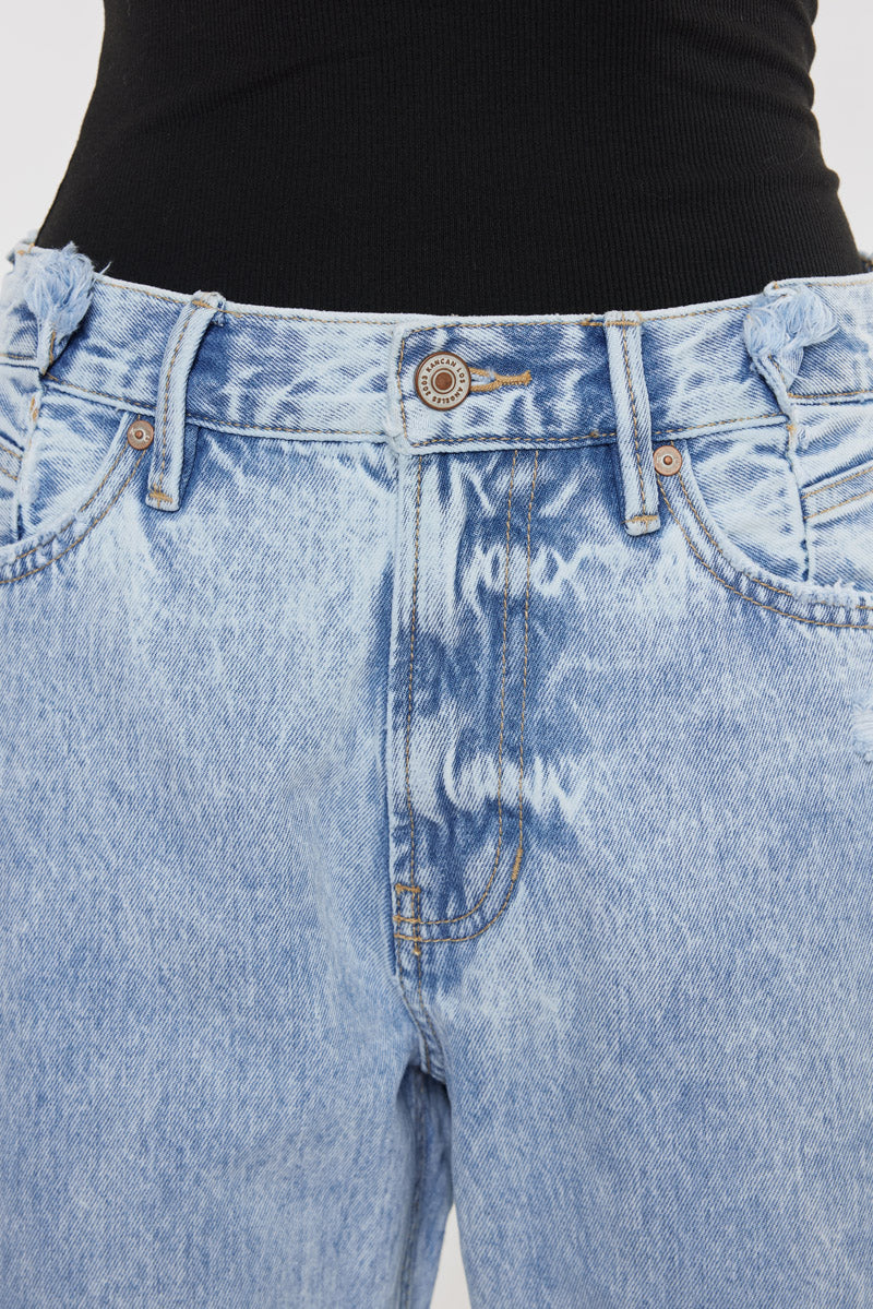 Meadow High Rise Straight Leg Jeans - Official Kancan USA
