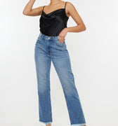 Meadow High Rise Straight Leg Jeans - Official Kancan USA