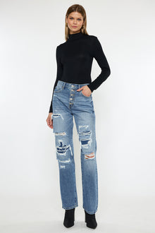  Maddie Ultra High Rise 90's Boyfriend Jeans - Official Kancan USA