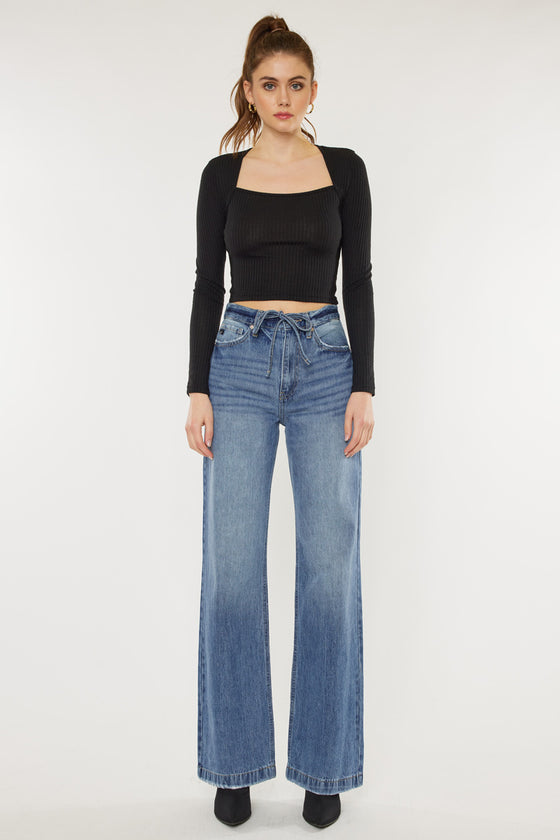 Hilo Ultra High Rise 90's Flare Jeans - Official Kancan USA