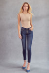 Keanna Mid Rise Super Skinny Jeans - Official Kancan USA