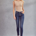 Keanna Mid Rise Super Skinny Jeans - Official Kancan USA