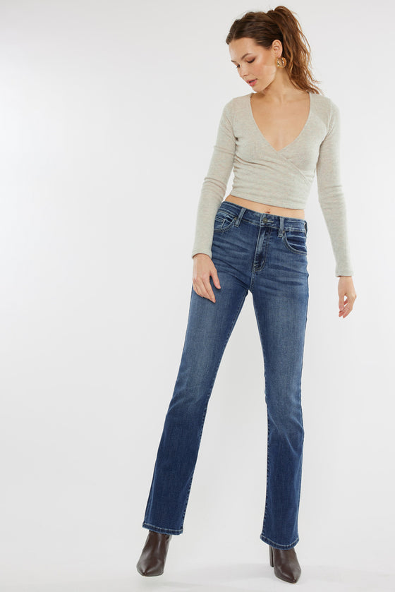 Marla High Skinny Bootcut Jeans - Official Kancan USA