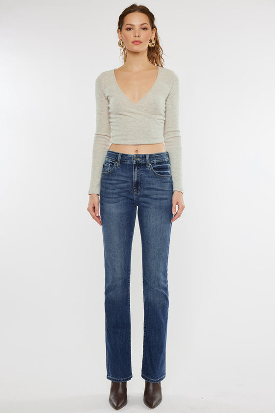 Marla High Skinny Bootcut Jeans - Official Kancan USA