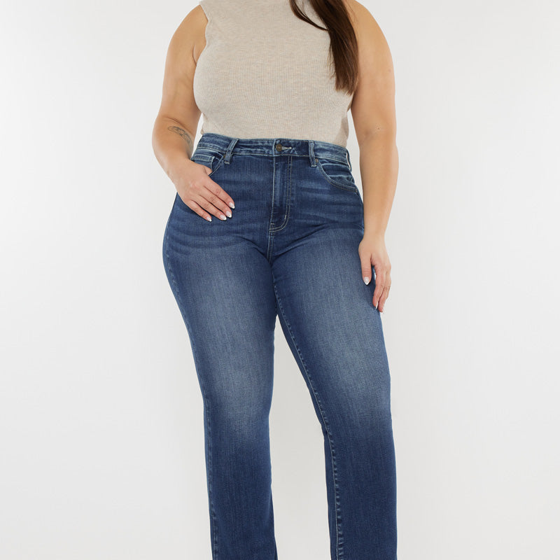 Cade High Rise Bootcut Jeans (Plus Size) - Official Kancan USA