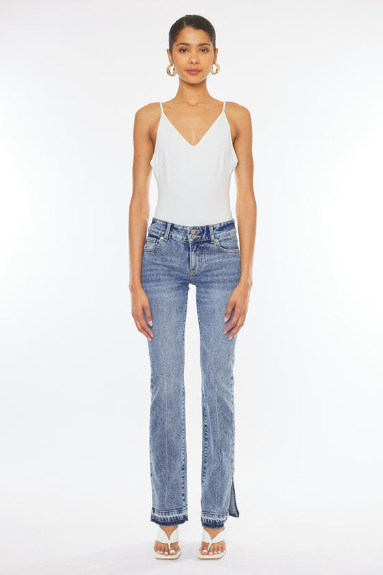 Maizie Mid Rise Bootcut Jeans - Official Kancan USA