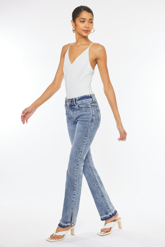 Maizie Mid Rise Bootcut Jeans - Official Kancan USA