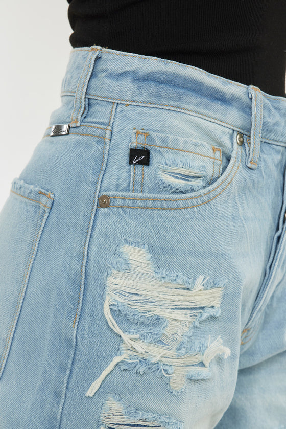Althaia Ultra High Rise 90's Boyfriend Shorts - Official Kancan USA