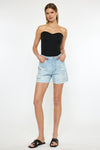 Althaia Ultra High Rise 90's Boyfriend Shorts - Official Kancan USA