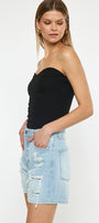 Althaia Ultra High Rise 90's Boyfriend Shorts - Official Kancan USA