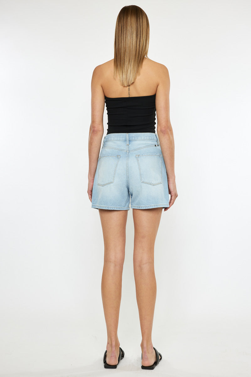 Althaia Ultra High Rise 90's Boyfriend Shorts - Official Kancan USA