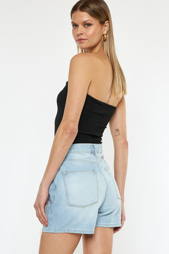 Althaia Ultra High Rise 90's Boyfriend Shorts - Official Kancan USA