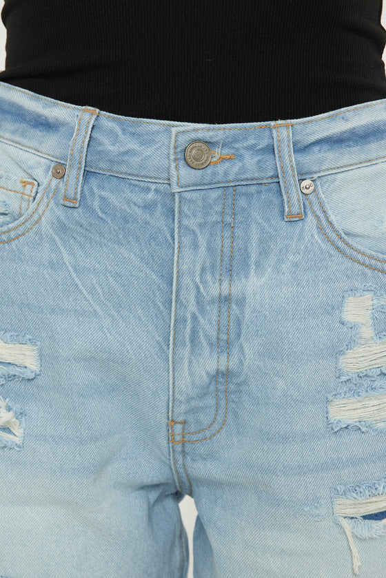 Althaia Ultra High Rise 90's Boyfriend Shorts - Official Kancan USA