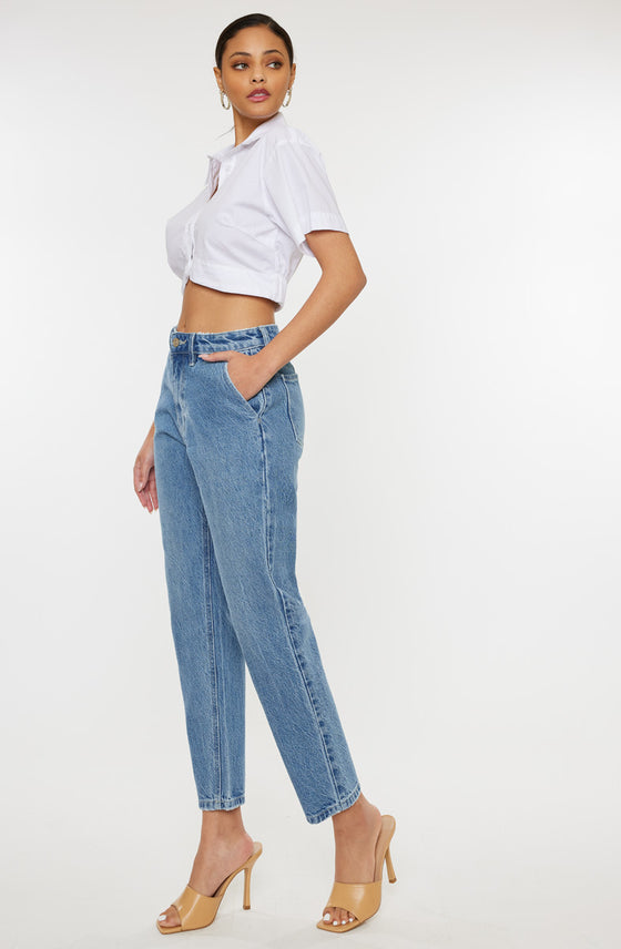 Hartford High Rise Mom Jeans - Official Kancan USA