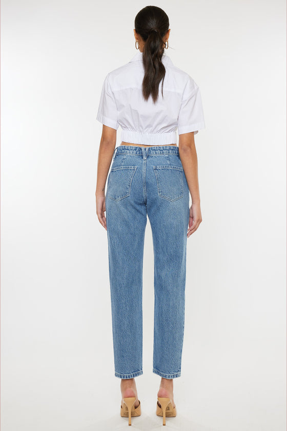 Hartford High Rise Mom Jeans - Official Kancan USA