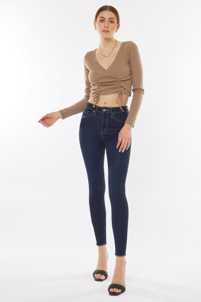 Phoebe High Rise Ankle Skinny Jeans - Official Kancan USA