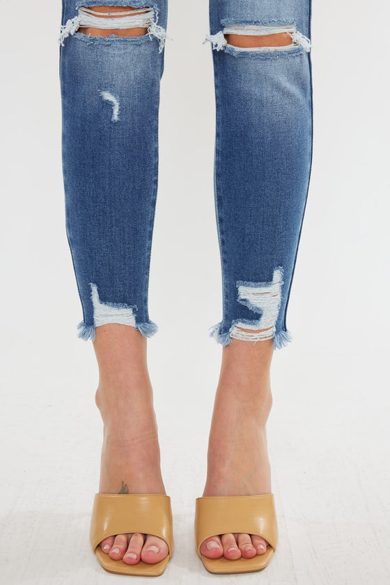 Penelope High Rise Ankle Skinny Jeans - Official Kancan USA