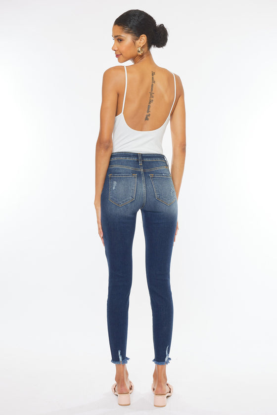 Jenny High Rise Ankle Skinny Jeans - Official Kancan USA