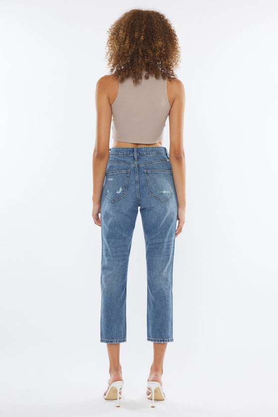 Bobbie Ultra High Rise Straight Leg Jeans - Official Kancan USA