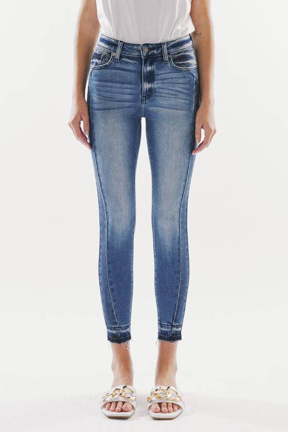 Elisha High Rise Ankle Skinny Jeans - Official Kancan USA