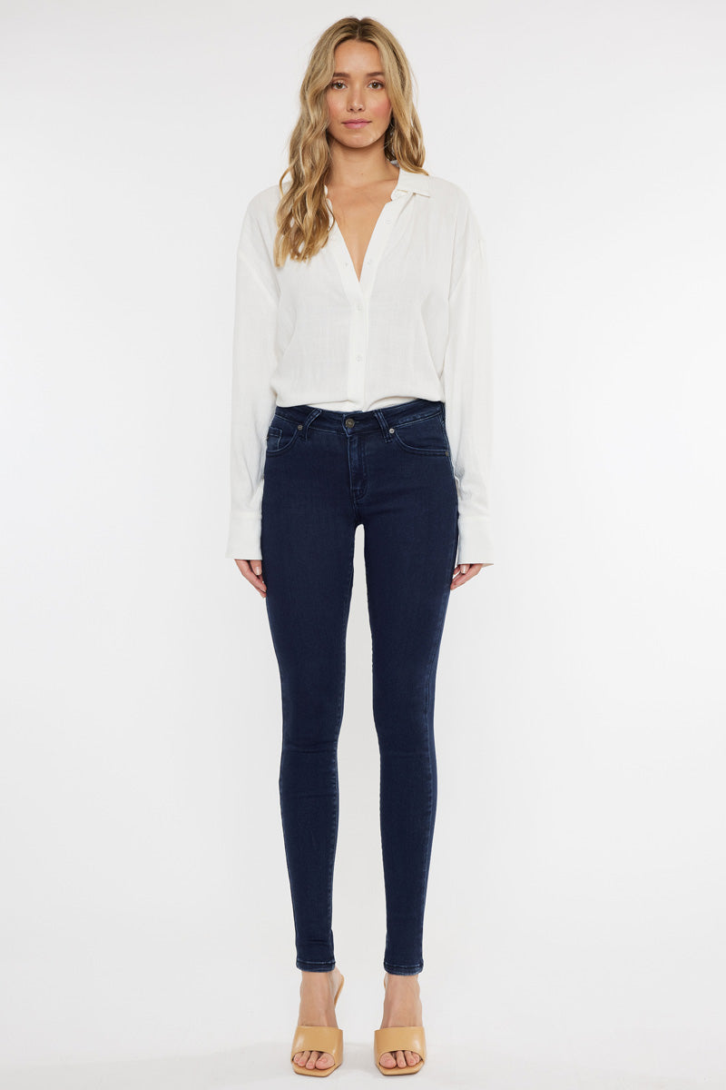 Annaka Mid Rise Super Skinny Jeans - Official Kancan USA