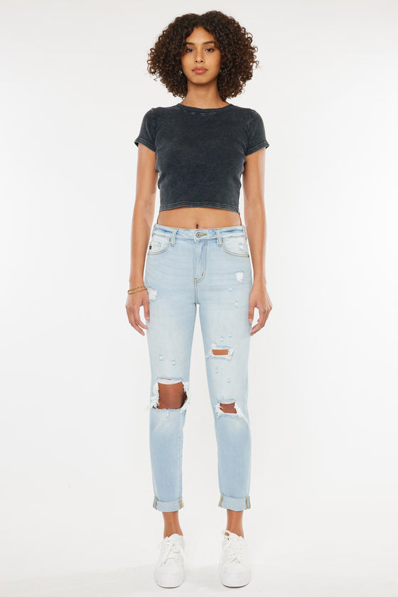 Greer Ultra High Rise Mom Jeans - Official Kancan USA