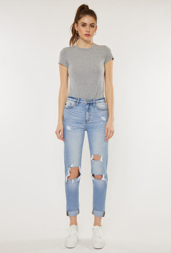 Greer Ultra High Rise Mom Jeans - Official Kancan USA