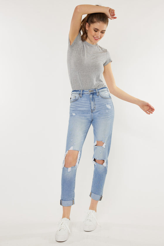 Greer Ultra High Rise Mom Jeans - Official Kancan USA