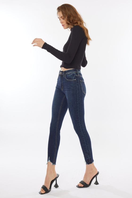 Aspen High Rise Ankle Skinny Jeans - Official Kancan USA