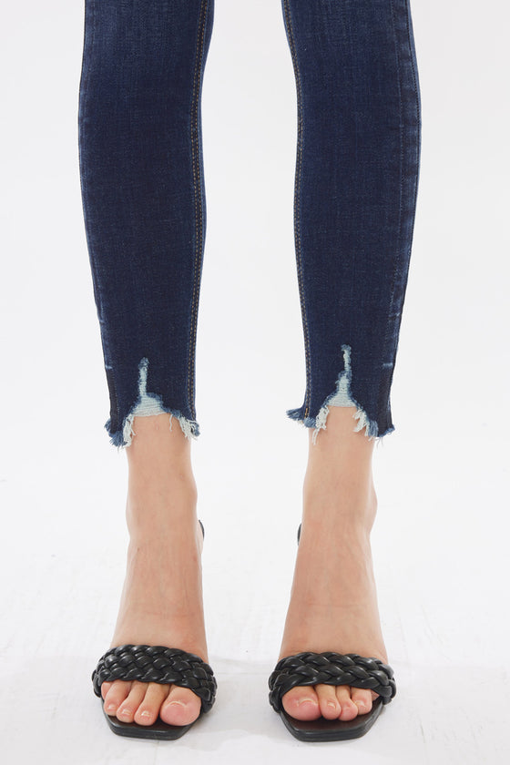 Aspen High Rise Ankle Skinny Jeans - Official Kancan USA